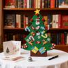 Felt Christmas Tree DIY Hanging Christmas Tree with Detachable Ornaments Wall Decor for Xmas Gifts Home Door Decoration