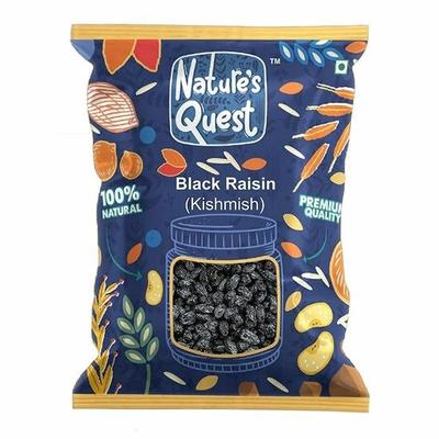Nature's Quest Black Raisins 900g | Uvas secas | Kali Kishmis | Frutas secas comuns | Passas | Nutritivas | Ricas em ferro e vitamina B