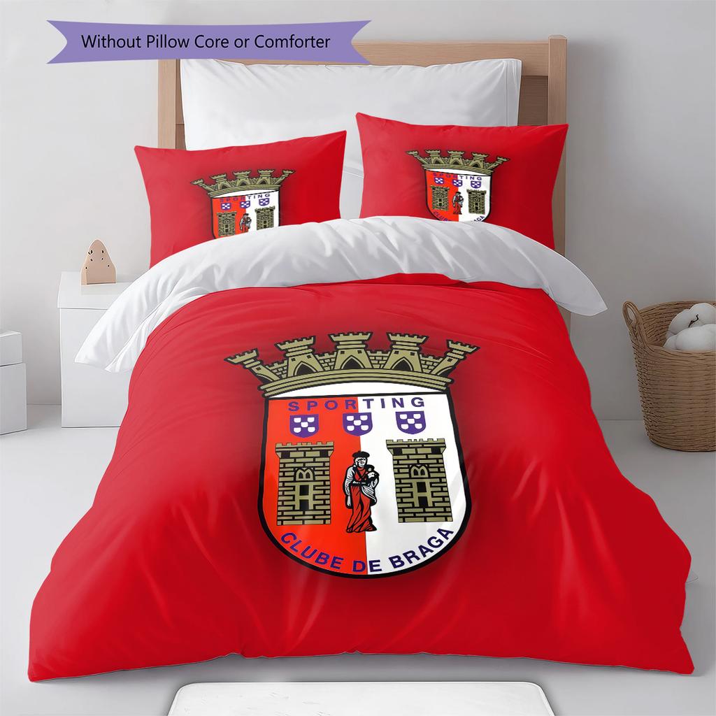 BRA logo Bedding Quilt Set Quilt Cover Pillowcase Home Decoration Birthday Gift (1 * duvet cover + 2 * pillowcase, without core)
