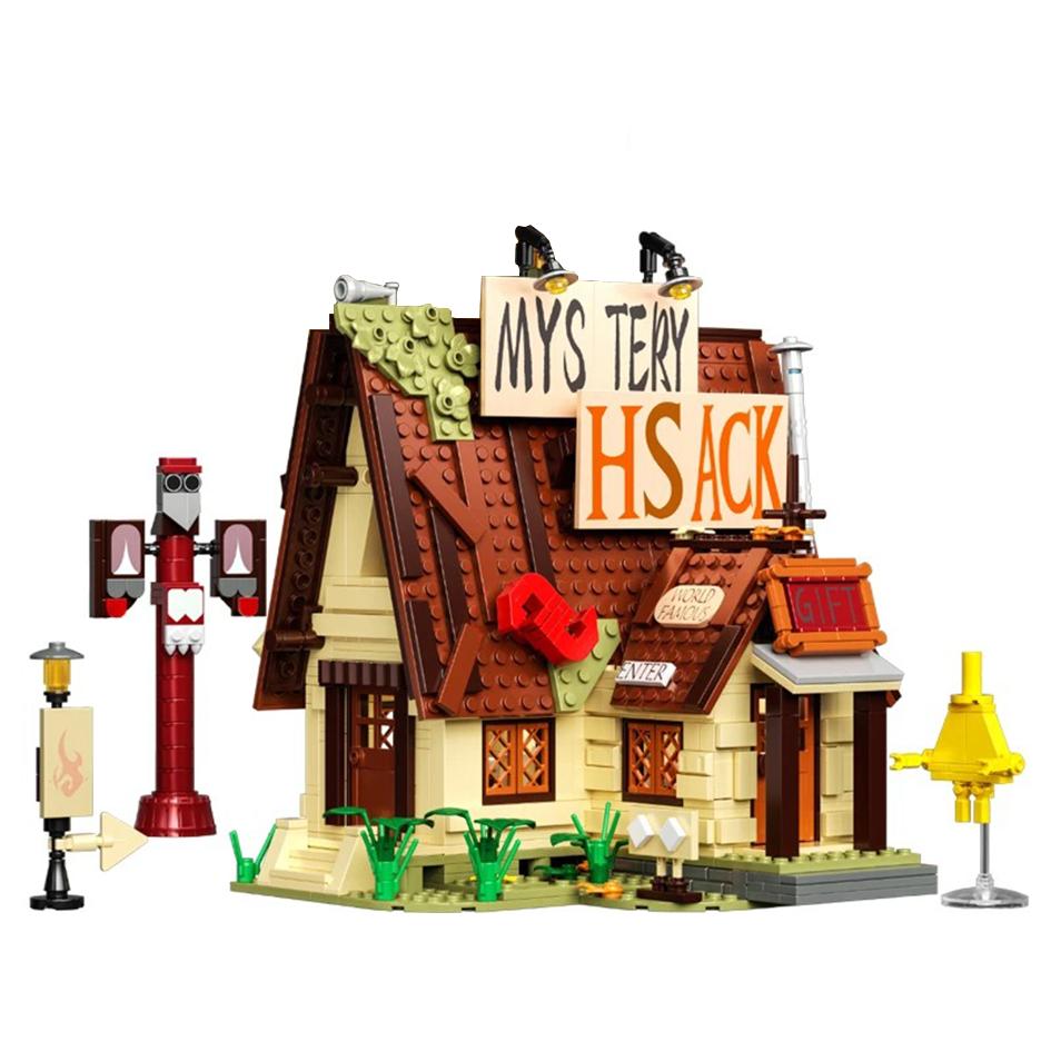 1108 ШТ. Будинок-загадка Будівельні блоки DIY Модель для складання Класичний мультяшний будиночок у лісі Дитяча розвиваюча DIY Іграшка Подарунки