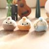 Mini Fluffy Delightful Bun Plush Toy Keychain Perfect For Gifts And Personal Use