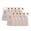 5-50Pcs Natural Sisal Soap Saver Bag Exfoliating Mesh Pouch Eco Friendly Zero Waste Sustainable for Shower Bath Travel Use