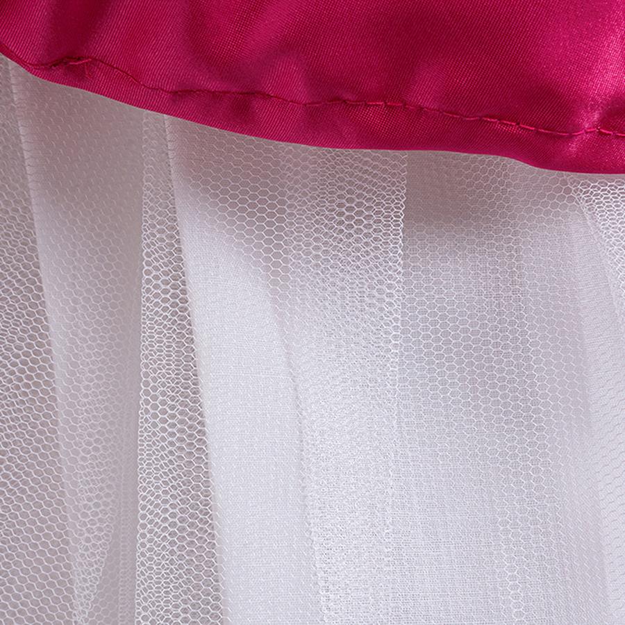 Girls Bow Flower Wedding Party Birthday Party Tutu Dress Stage Performance Costume
