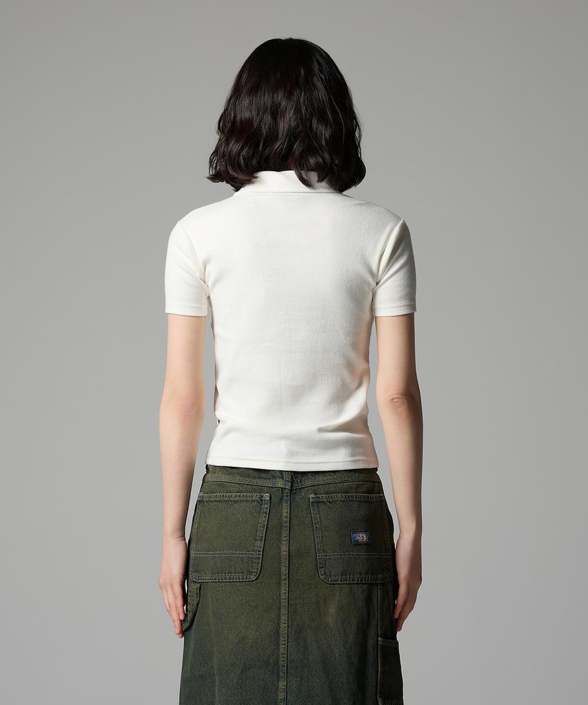 DICKIES Women'S Tallahassee Polo Shirt Egret