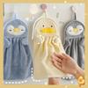 Cute Hand Towel Can Be Hung Absorbent Non-hair Small Square Towel Kitchen Household Quick Dry Hand Towel Children's Small Towel