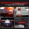 2pcs LED Rear Bumper Reflector For Honda Insight CR-Z 2010-2014 CR-V 2012-2014 FIT Acura TSX Wagon 2018-up Tail Stop Brake Light