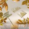 Birthday Cake Charms Personalized Umrah Mubarak Hajj Mubarak Letter Cake Topper Gold Color Acrylic Cake Decoration