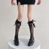 Bowknot Female Hosiery Breathable Bow Middle Tube Socks New Compression Stocking  Toddler Girl