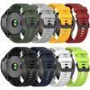 22mm Solid Color Silicone Watch Strap Wrist Band for Garmin Forerunner 570 47mm/Fenix 3 5 6 7/Descent G1/Forerunner 935/945/955