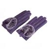 New Women's Sheepskin Warm Gloves Fashionable Otter Rabbit Fur Mouth Korean Style Autumn and Winter Plus Fur Coldproof Gloves