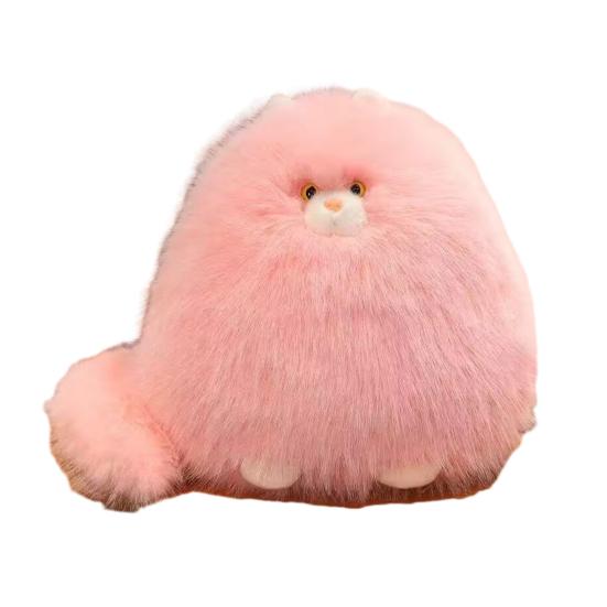 

Плюшева іграшка Перський кіт Пухнасте набите товсте кошеня Плюшева іграшка Імітація тварини Лялька Декорація для дому Вітальні Спальні Подарунок на День народження для малюків Хлопчиків Дівчаток S рожевий