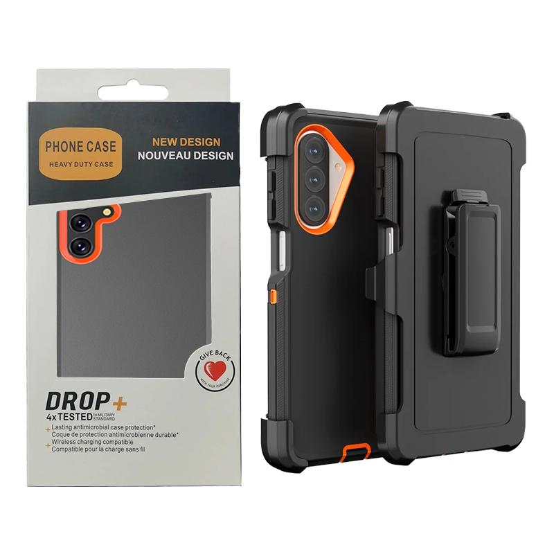 Ott Armor Box Case For Samsung Galaxy A57 A37 A17 A07 A16 A36 A56 A15 A35 A55 A05 A14 A34 A54 A33 A53 Shockproof Cover with Clip