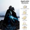 1pc dark magic wand smoke Outdoor Flannel Throw Blanket All Season Soft Warmth,Home Decor 1031259