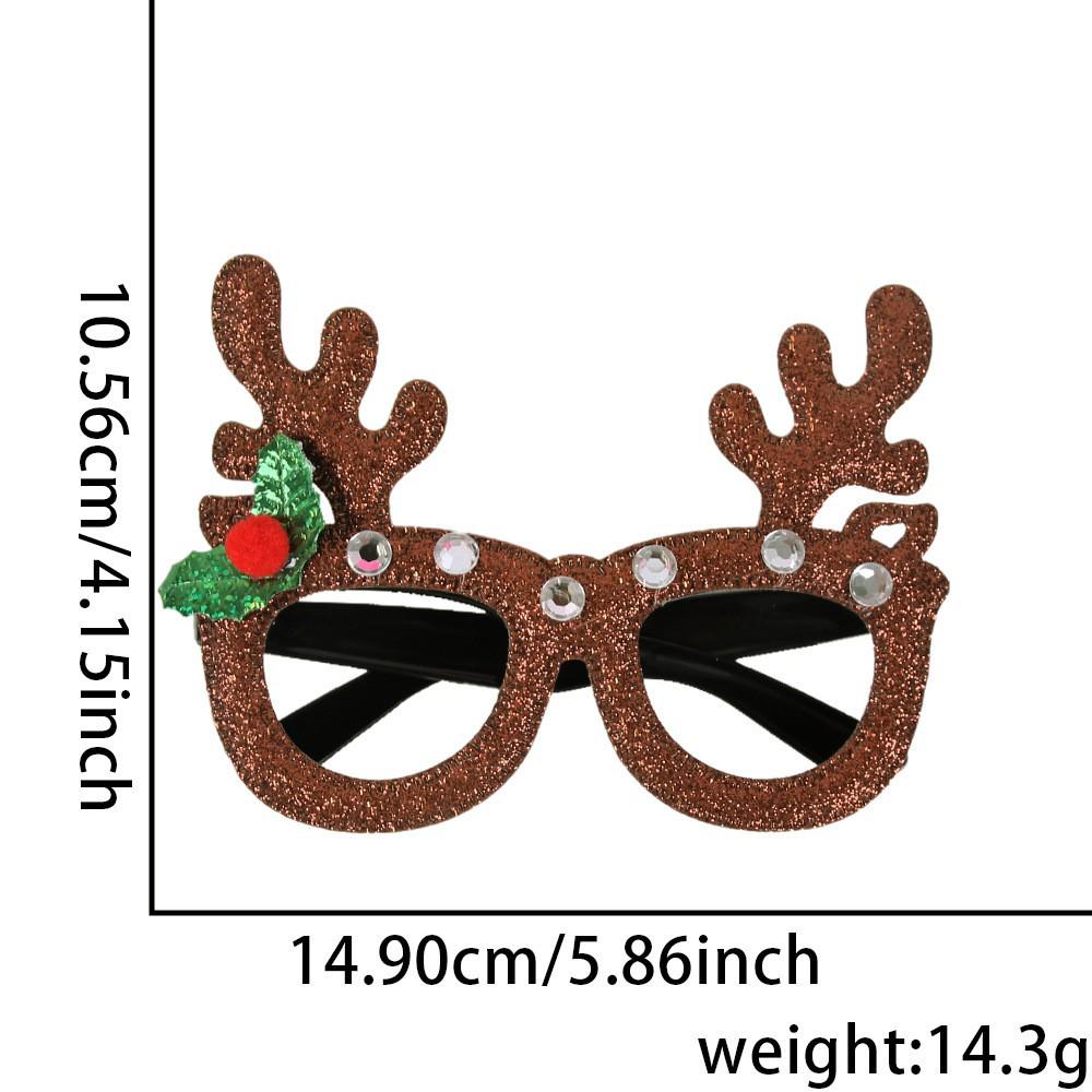 Christmas Party Eyeglass Frames: Santa, Snowman & Antler Designs for Kids