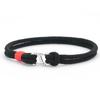 New 7 Colors Grade A 3mm Rope Bracelet Men Women Stainless Steel Connection Buckle Fabric Braslet Leisure Versatile Accessories