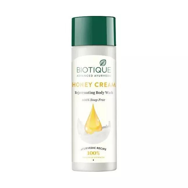 Крем-гель для тела с Медом (190 мл), Honey Cream Rejuvenating Body Wash,  Biotique 13.375