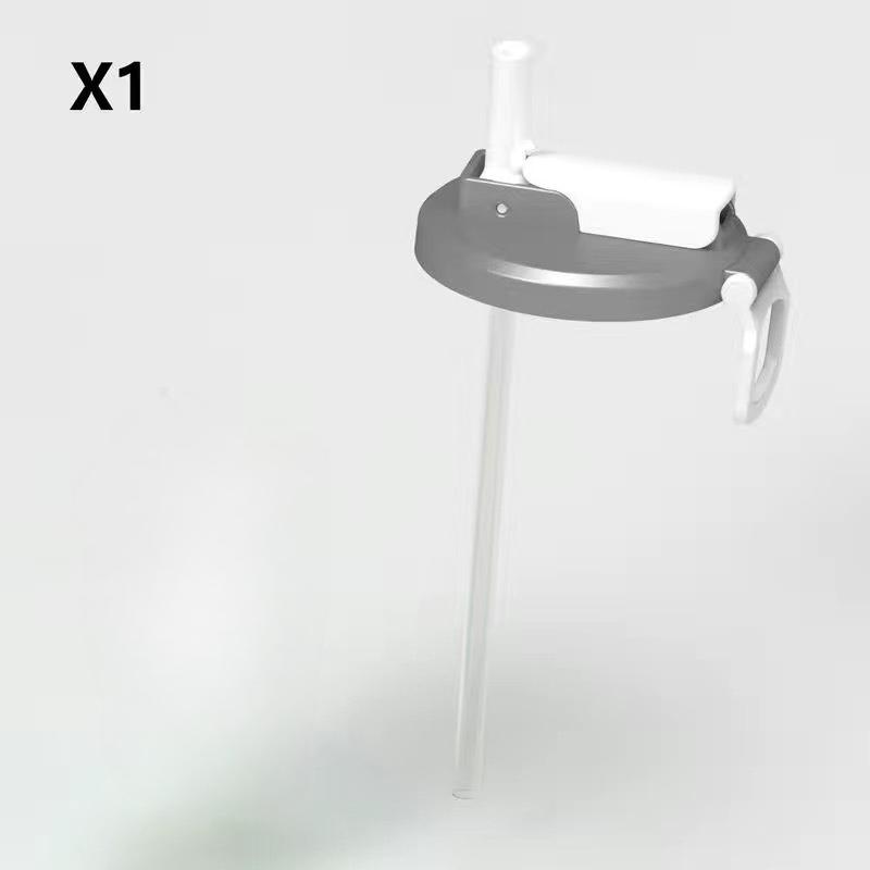 1pcs Soda Can Lid and Silicone Straw Soda Can Lid Reusable Suitable for Canned Beverages Beer Juice 1pcs with Straws