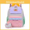 Girl Boy Kids Backpack With Antiload Burden Design And Bright Letter Print For Elementary Education