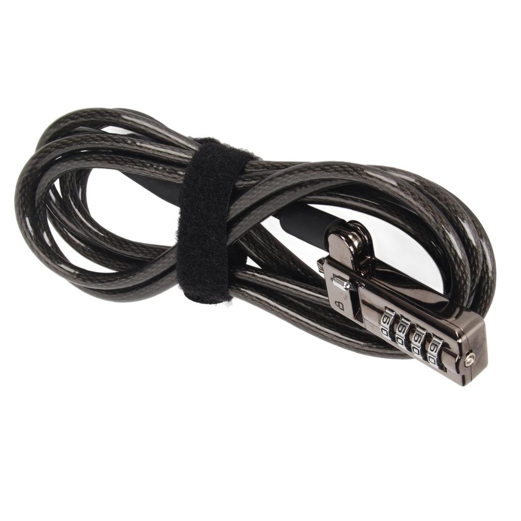 Laptop Lock 4 Digit Cipher Durable Portable Computer Security Cable with Lock for DELL