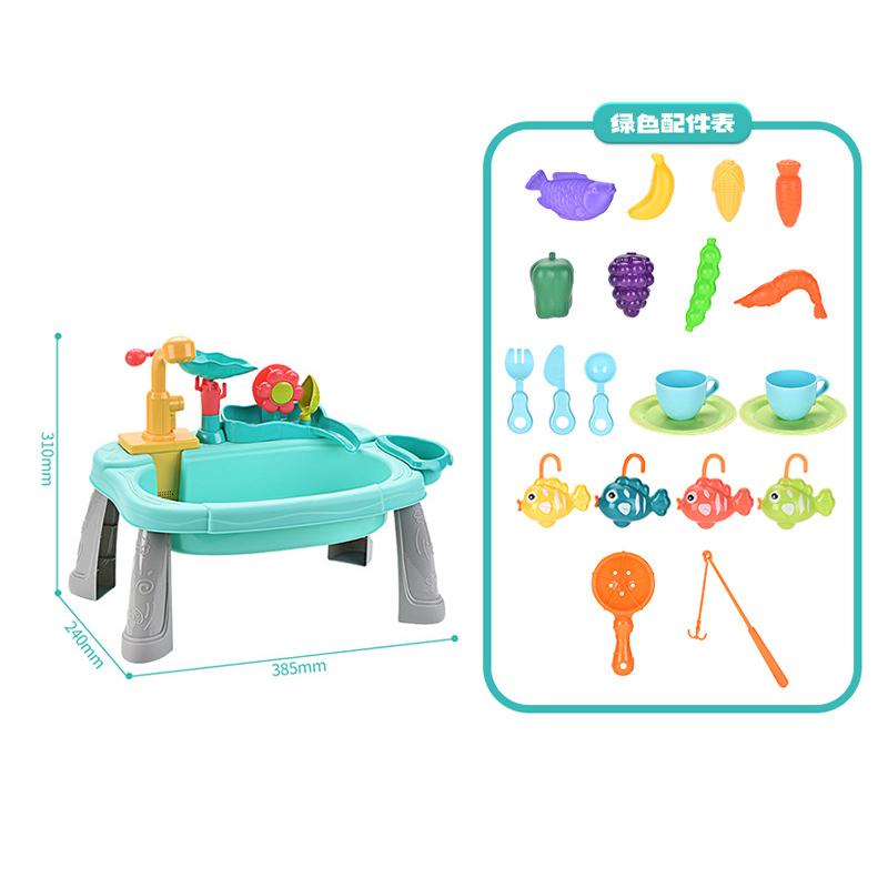 Youngsters First-Class Kitchen Premium-Quality Sink Play Sets High-Standard Tap Premium-Quality Water Premium-Quality Electric First-Class Faucet синий
