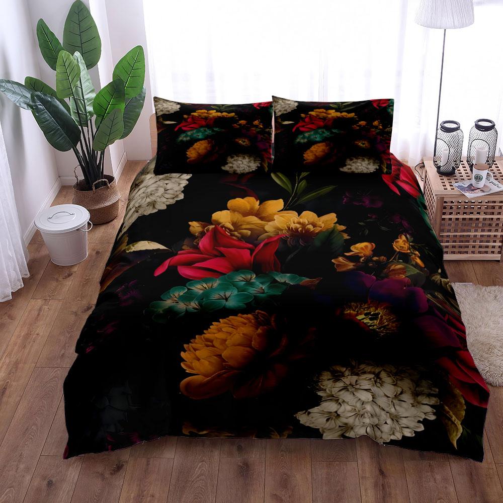 Exotic Garden Bedding Set King Queen Twin Single Size Duvet Cover Pillow Cases Bed Linen Set