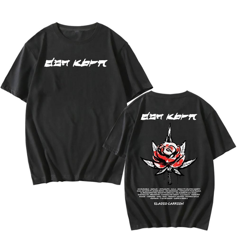 Men Tees 2025 Album DON KBRN Tshirts Singer Eladio Carrión Printing T-shirt Summer Round Neck T Shirt for Male Unisex Top Summer