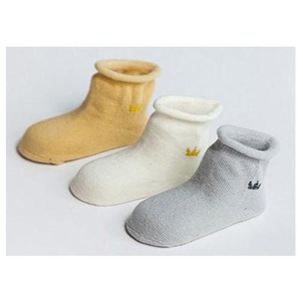 MK Boys' Basic Crown Socks 3-piece Set, Korean Baby Products