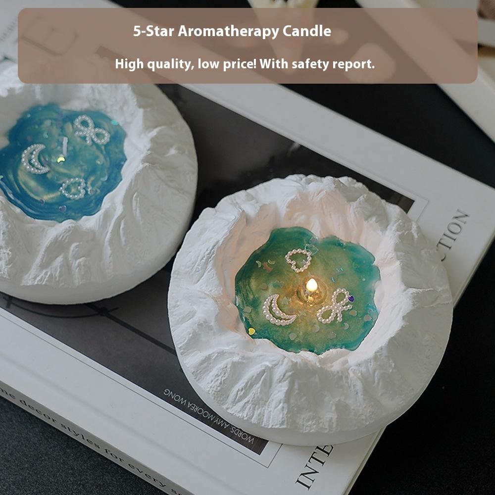 Ocean Glacier Shape Scented Candles Handmade Birthday Gifts Creative Tabletop Ornaments Aromatherapy