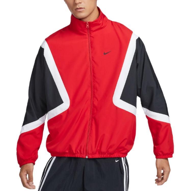 Nike Jackets Men's Red Stand Collar Moderate Other FZ0249-657
