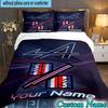 Custom Name Alpine-f1 3PCS Bedding Set For Bedroom Dormitory,Including 1pc Duvet Cover And 2pcs Pillowcases Large Size Fan Gift