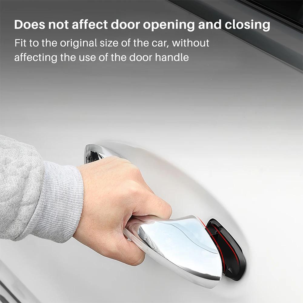 ABS Carbon Fiber Door Handle Trim Cover - Premium Durable for Mercedes Benz GLC X254/C Class W206/S206 (2022-2024)