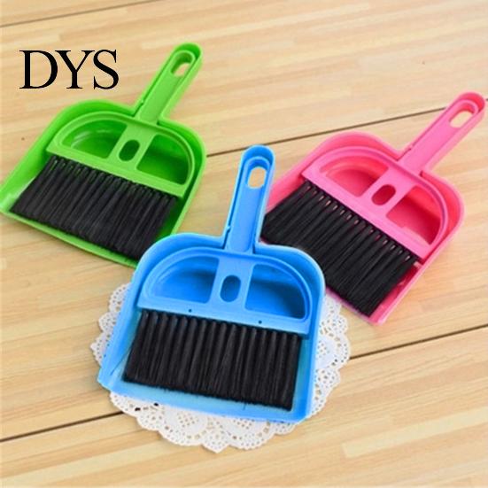 Dustpan Brush Mini Plastic Soft Portable Hand Cleaning Sweeper Keyboard Cleaner for Desk