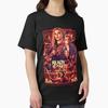 Ready or Not 2 Grace Grafik Unisex T-Shirt Unisex Rundhals Baumwolle Kurzarm Y2k Oversized Mode Vintage Beliebt Horror T-Shirt