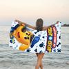 1pc Sheriff Labrador3 Beach Towel, Beach and Seaside Swimming Pool Equipment, Fashion Pattern, Rectangular, Travel Essentials