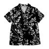 Women's Shirt With Floral Print Buttons, Long Sleeved Casual Regular Shirt Collar Top