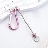 Beadable Keychains Bars Blank Beadable Keychains Bars Metal Keychains Multifunctional Key Fob Blank for Jewelry Making