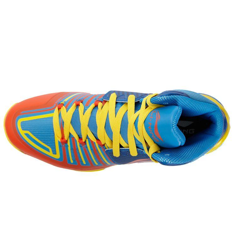 Li Ning Flash 1 Mesh Synthetic Leather Shock Absorption Non-Slip Wear-Resistant Breathable Supportive Mid-Top Basketball Shoes ABAJ011-2