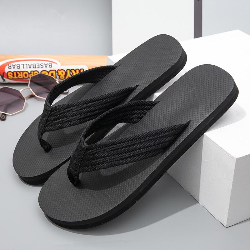 Sommer-Cross-Strap Hap-Penis Leichte Bequeme Flip-Flops 42-43 schwarz