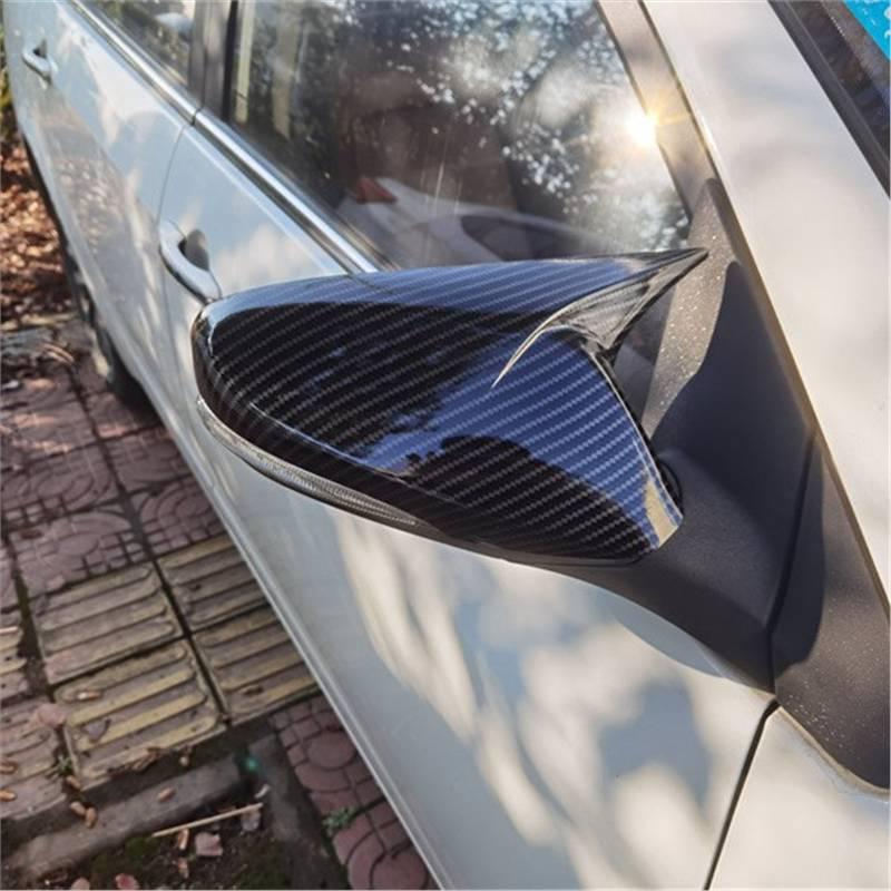 Hyundai Genesis 11-15 Carbon Fiber Rearview Mirror Turn Signal Devil Horn Ear Shell