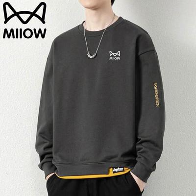 Maoren Herren Rundhals Casual Pullover Sweatshirt