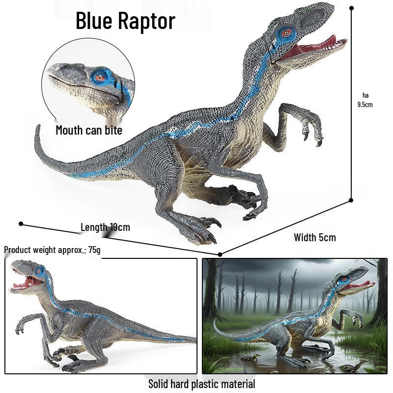 Jurassic Dinosaur Simulation Model: Stegosaurus, Mosasaurus, Pterodactyl, Triceratops, T. Rex, Allosaurus.