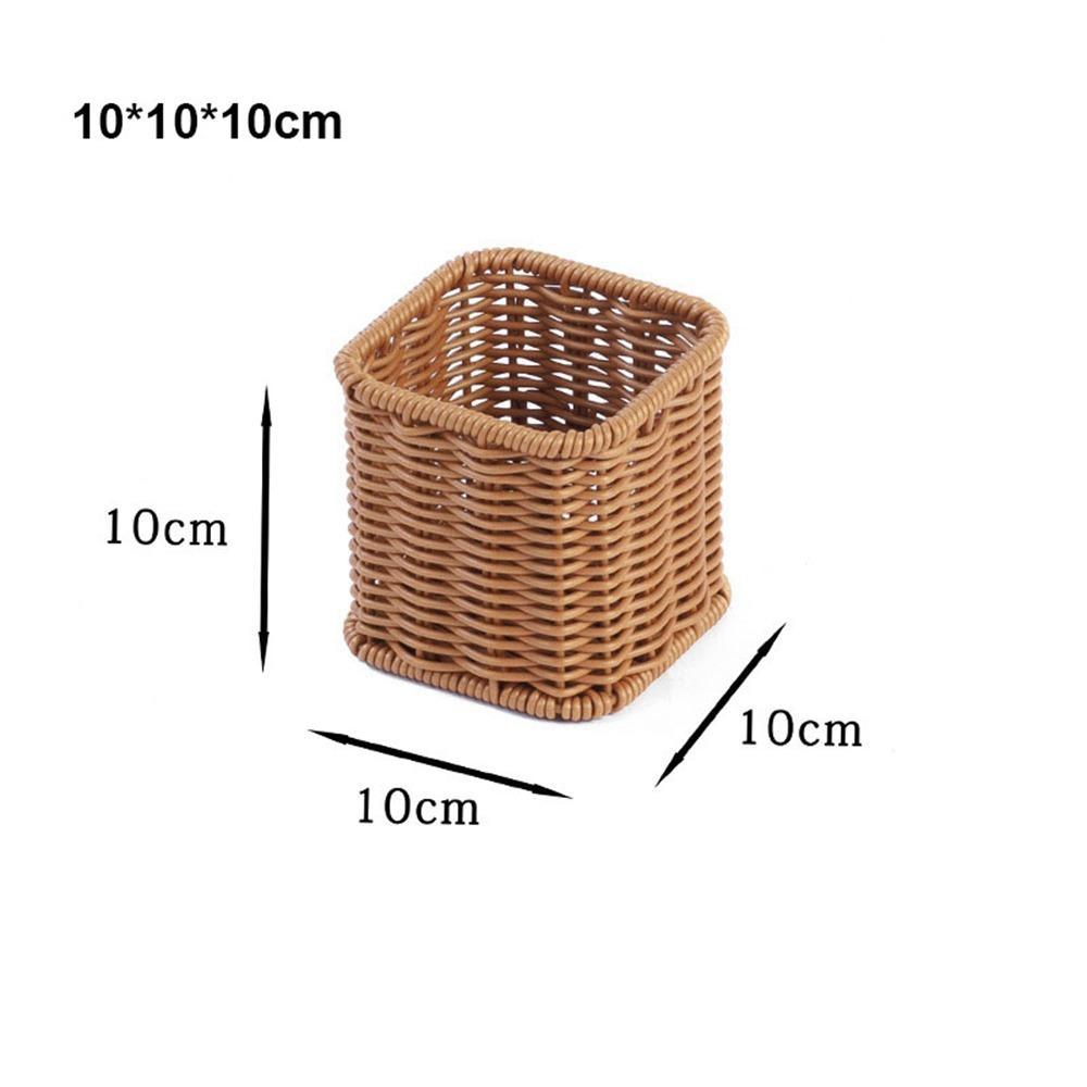 Твердость Ротанг Плетеная Плетеные Сервировочные Корзины Бытовые Плетеные Дренаж Держатель для Палочек Вилок Ложек 7 Стилей Ротанговая Корзина 1450₽