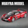 Simulation 1/32 Pagani Huayra BC Alloy Car Model with Light and Sound Collection Miniature Voiture Toy Vehicle Gift Children Boy