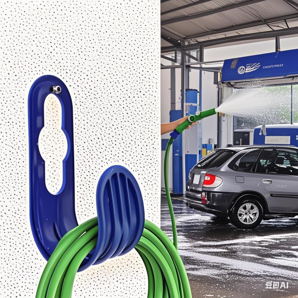 Wandmontierter Garten Teleskop Schlauchhalter, Outdoor Wasserhahn Haken für Zuhause