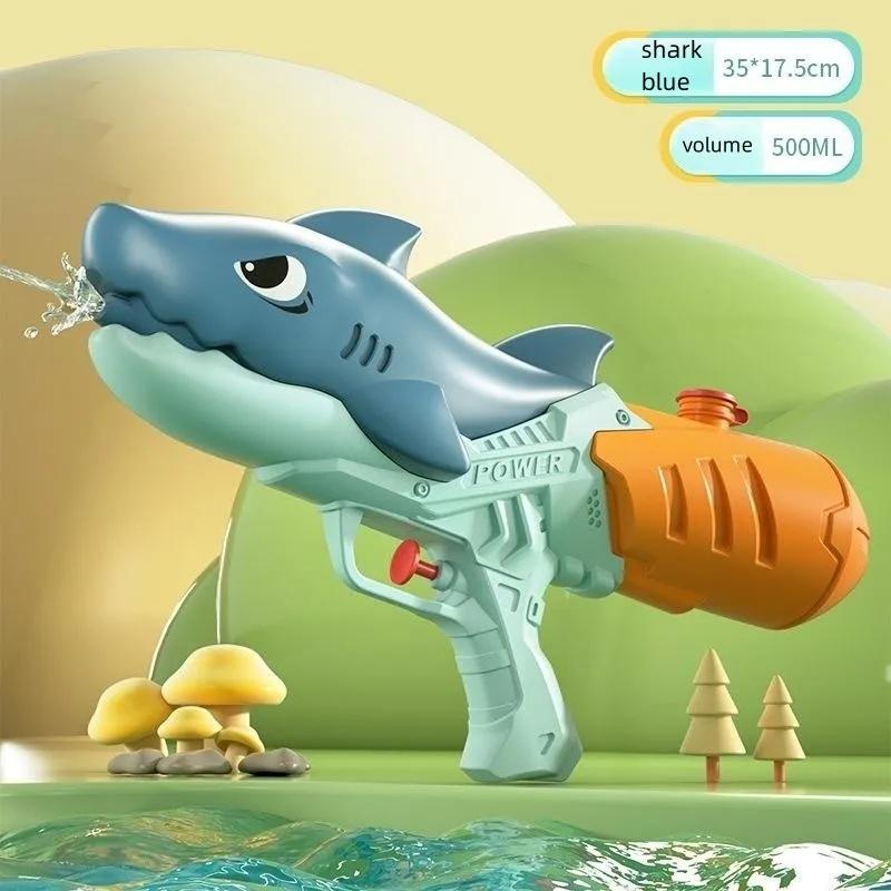 Pistola ad acqua giocattolo portatile estate acqua assorbente ad alta pressione pistola ad acqua spiaggia all'aperto fucile ad acqua giocattoli da combattimento