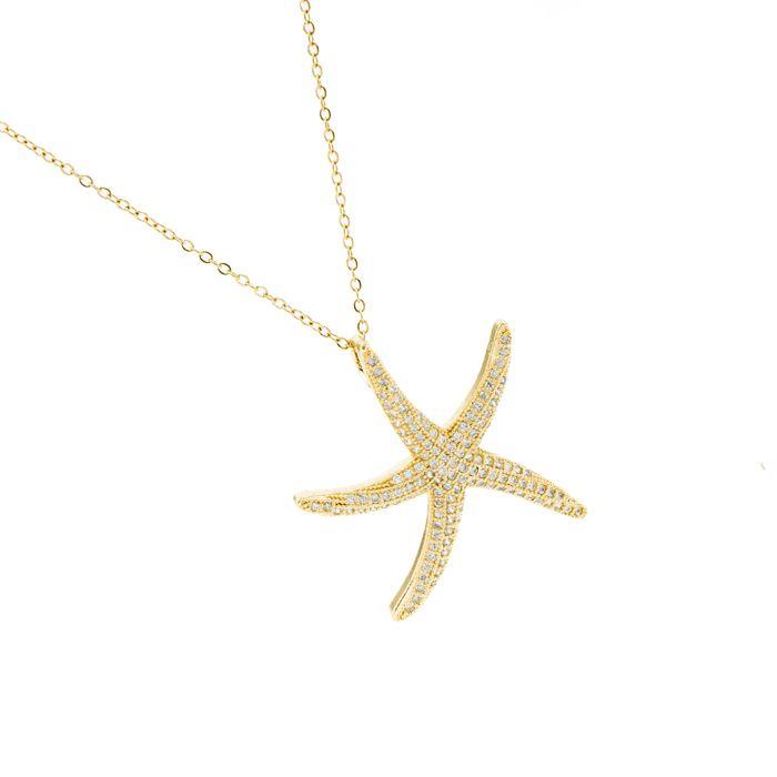 Collier Luxenter avec Zirconia brillant finition or 18K - Sirif