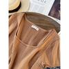 Women Square Neck Ribbed Knit Short Sleeve T Shirt Casual Slim Top