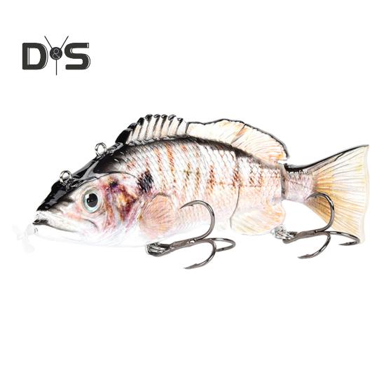 13.5CM/39.3G/54G Elektrická vícekloubová rybářská nástraha s plovákem, dobíjecí přes USB, LED svítící, plavající nástraha, robotická umělá nástraha, rybářské příslušenství