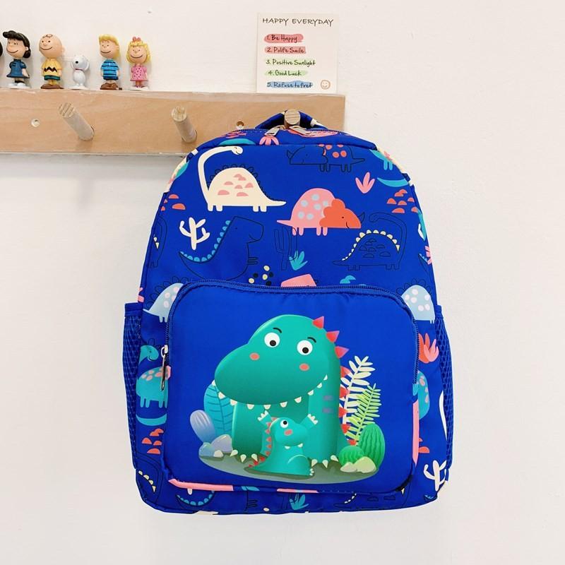 Attractive School Nursery Backpack Children Adorable Dinosaur Design Feel Cozy