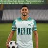 Men's Casual Soccer Jersey Short Sleeve Top Featuring Mexico Themed Graphic Print Lightweight Breathable Fabric Comfortable Fit
